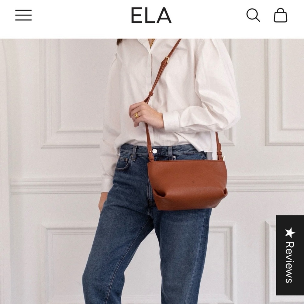 Ela Fiona Walnut Convertible Crossbody Bag